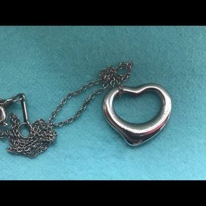 Tiffany Open Heart Pendant Necklace